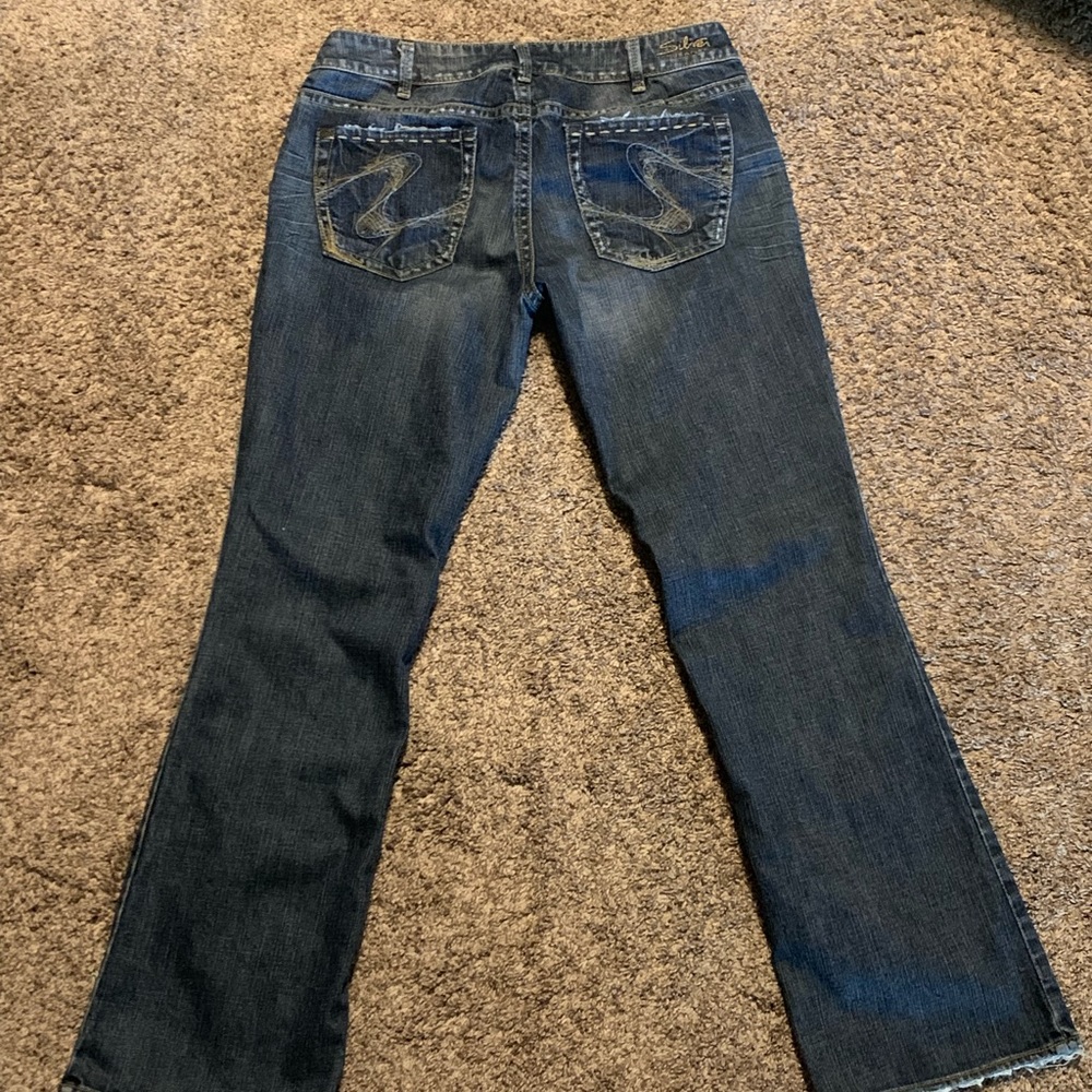 EUC Silver Julia Jeans W34/L32